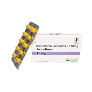 Accufine Capsules 10mg (Isotretinoin)