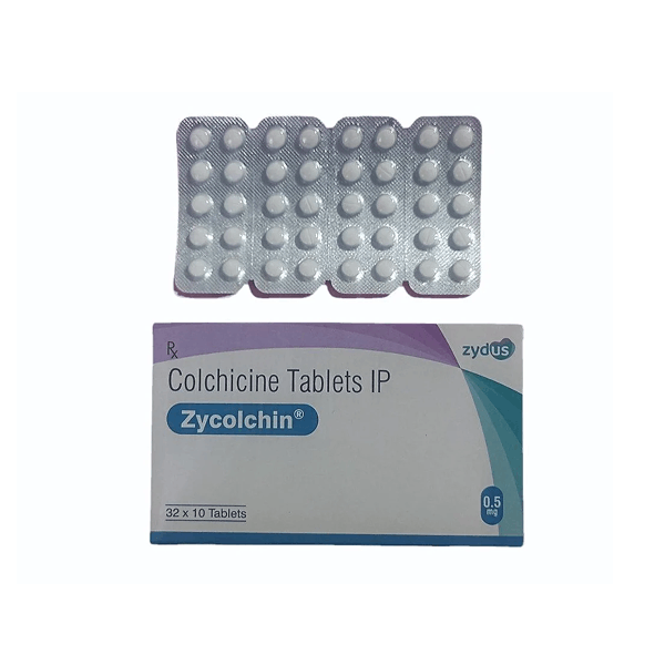 Colchicine (Zycolchin 0.5 mg Tablet)