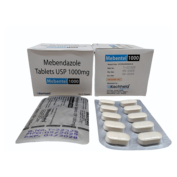 Mebendazole 1000mg (Mebentel)