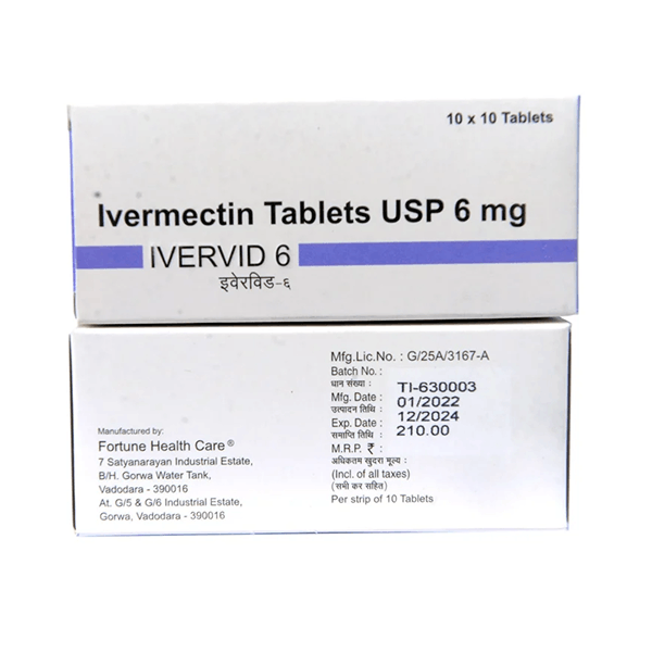 Ivervid 6mg (Ivermectin)
